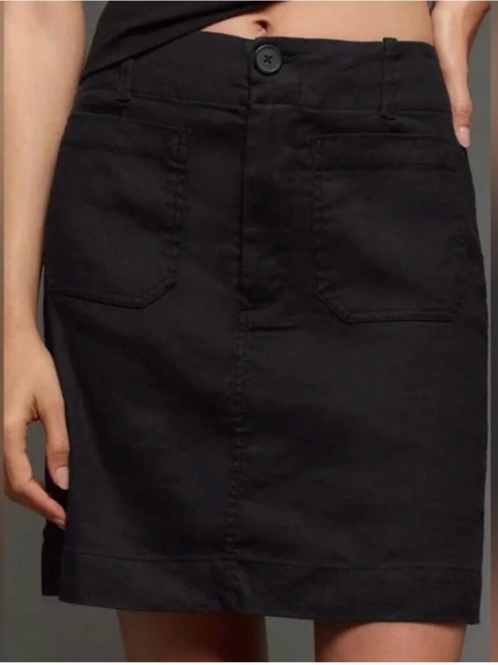 Anthropologie Maeve Colette Black Skirt